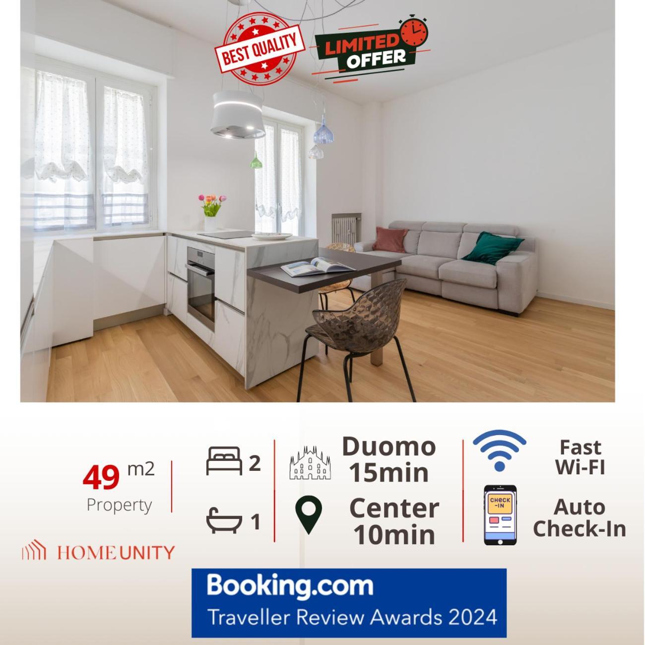 Design Premium Apartment In Center Milan - Homeunity Buitenkant foto